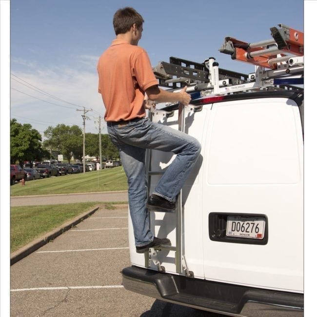 Prime Design Aluminum HD Cargo Van Ladder for GM Express Savana AAL 8015