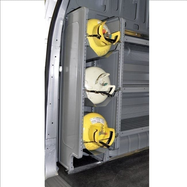 3-Tank Rack w/ Shelf, 30 lb or 50 lb