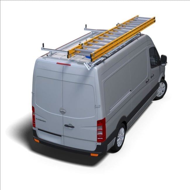 Prime Design ErgoRack Single Drop Down Ladder Rack for Mercedes Sprinter Model HBR-E-SP-M