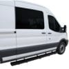 APS Black Drop Down Steps Fit 12-21 Nissan NV 1500 2500 Full Size Van