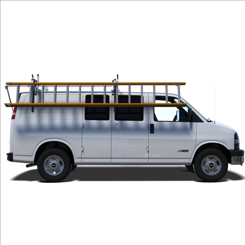 Square Chevy Ladder Rack Prime Design ErgoRack Double Drop Down Ladder Rack for Chevrolet ...