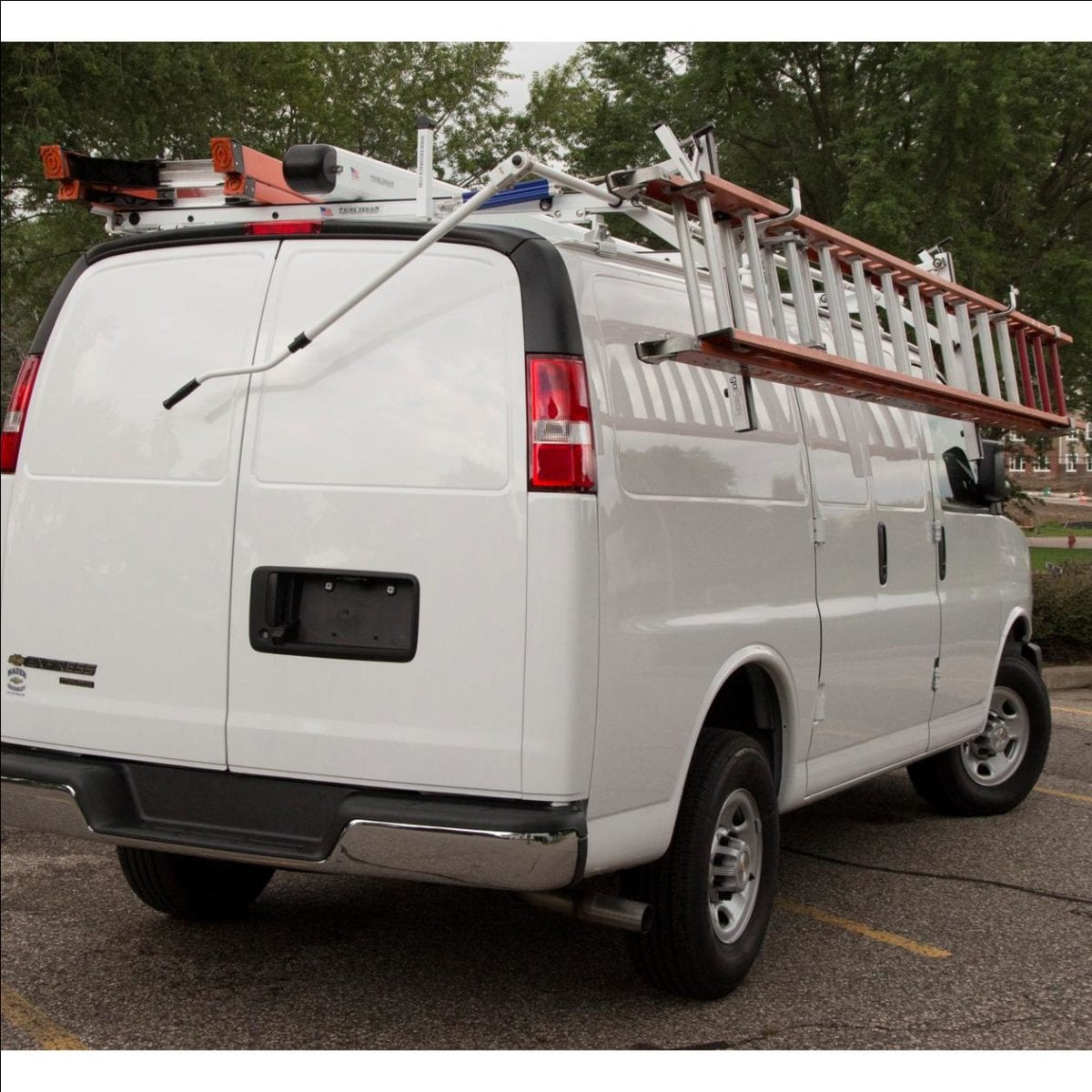 Square Chevy Ladder Rack Prime Design ErgoRack Combination Drop Down/Clamp Down Ladder Rack for ...