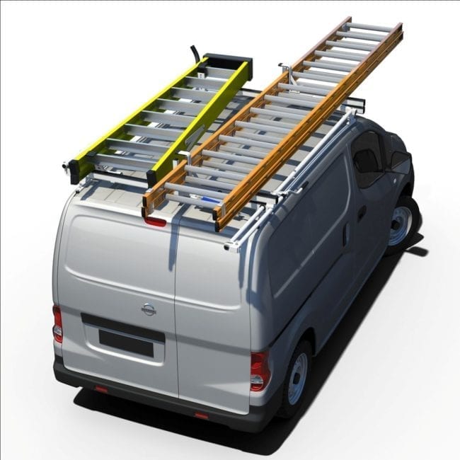 Prime Design ErgoRack Combination Single Drop Down Rack with Clamp for Nissan NV200 Model VCR-NV200-M