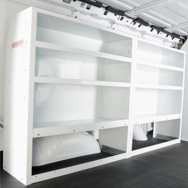 Weather Guard Basic Package for Full Size Van Welded Shelving