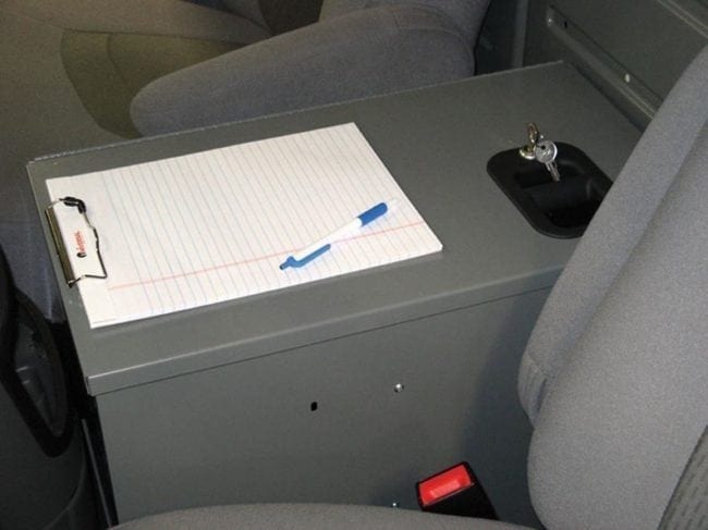 Adrian Steel Center Console Desk for RAM ProMaster