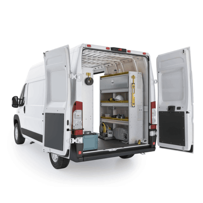 Ranger Design Aluminum Van Shelving Package ProMaster 159" Or Extended 159" WB High Roof Model RPL-27
