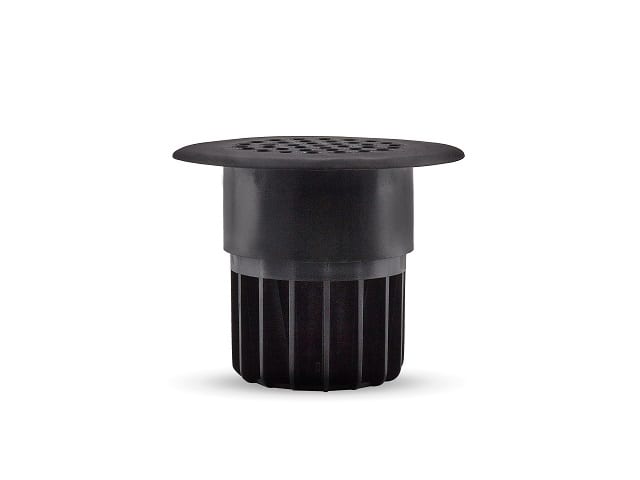 A plastic piece that can be installed as a floor vent in a vehicle.