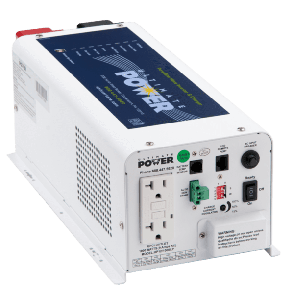 Ultimate Power Pure Sine Wave Low Profile Inverter-Charger 1000LP-CG ...