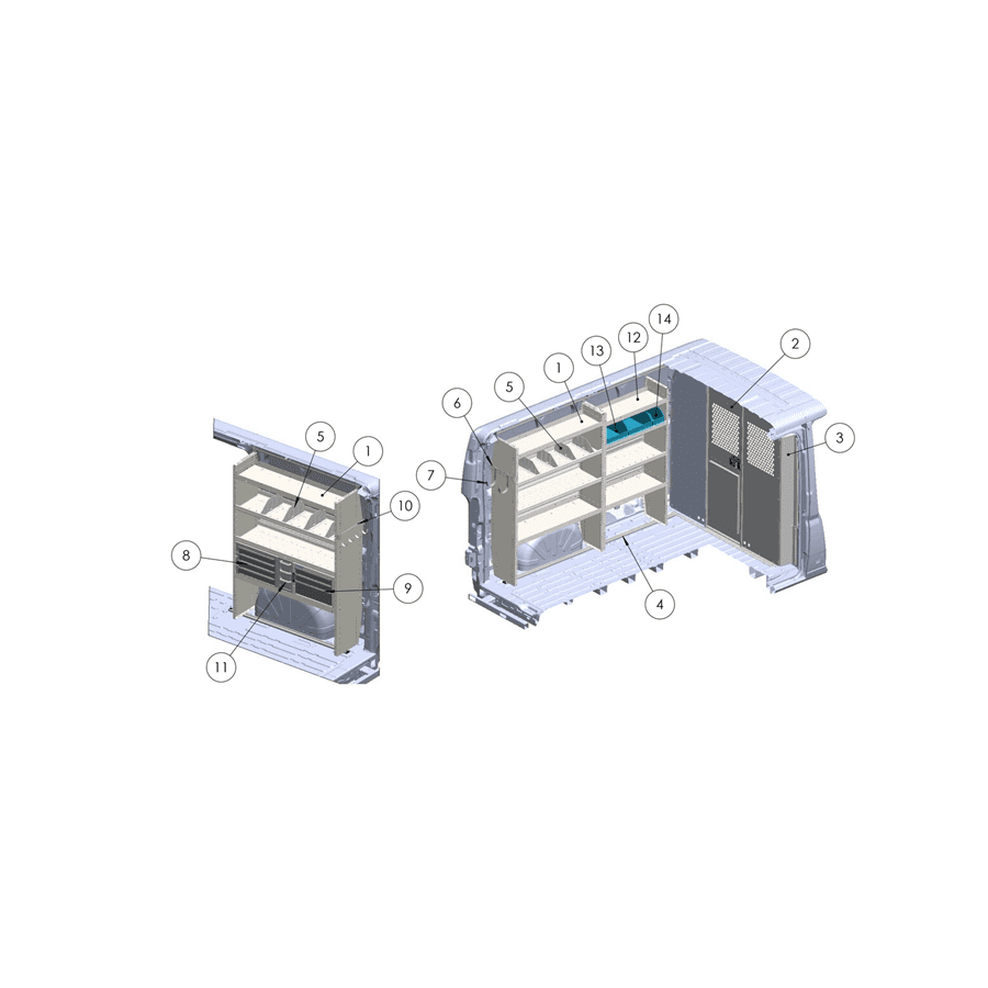 General Service Shelving Package 5462