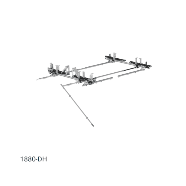 Ranger Design Max Rack 2.0 Drop Down Ladder Rack, Double Side, Sprinter – 1880-DH3 and 1880-DH