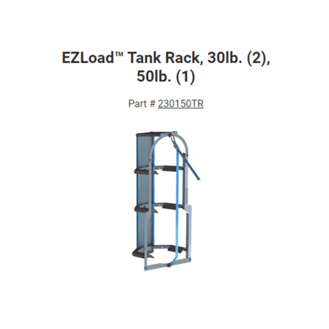 Adrian Steel EZLoad Tank Rack System