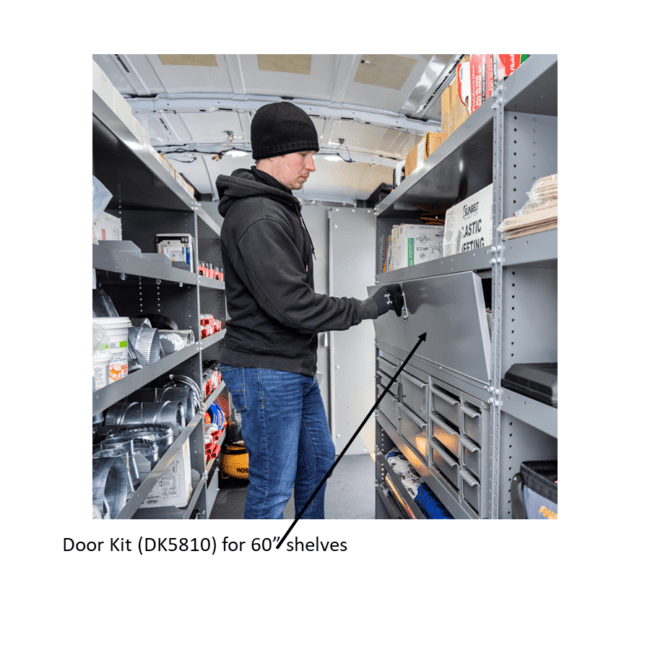 Adrian Steel 58" Wide Door Kit   DK5810