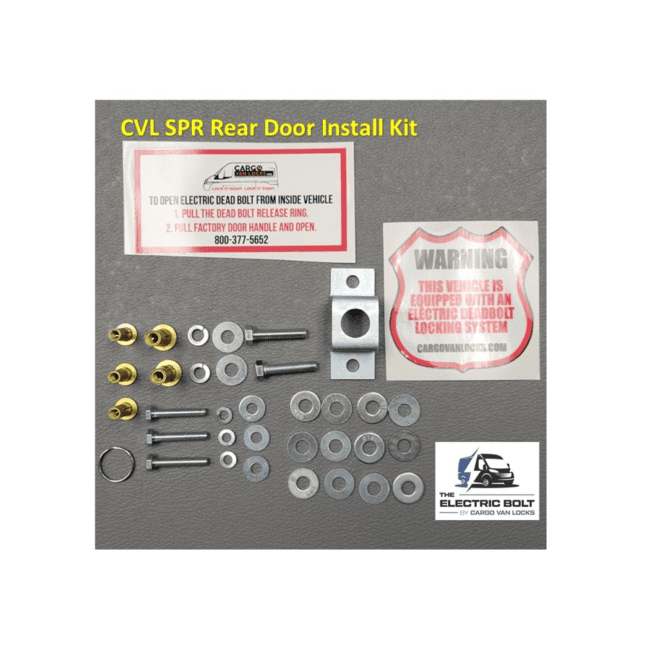 The pieces included in the Sprinter "Electric Bolt" kit.