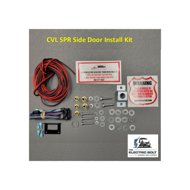 The pieces included in the Sprinter "Electric Bolt" kit.