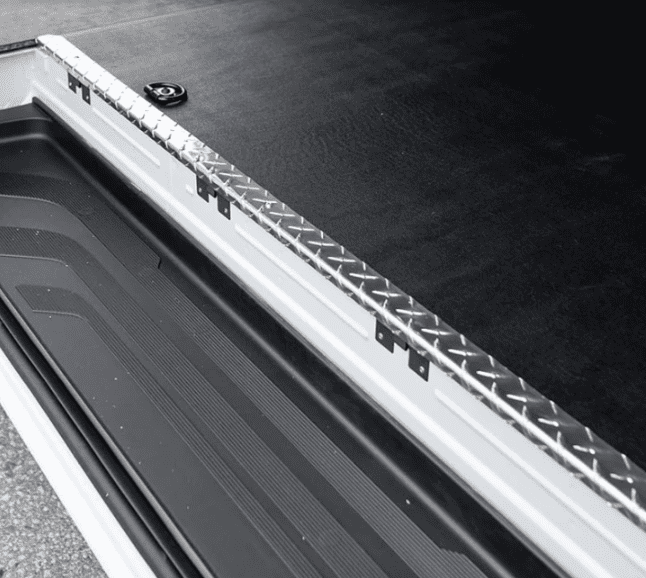 Legend aluminum sill installed in Mercedes Sprinter van.