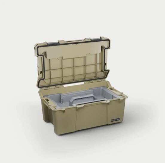DECKED Sixer 16 toolbox shown open.