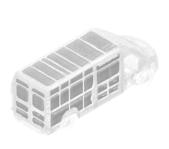 Illustration of Legend TempShield installed in a RAM ProMaster.